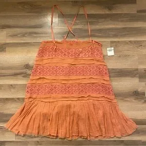 Free People Dresses New Free People Shailee Copper Rose Slip